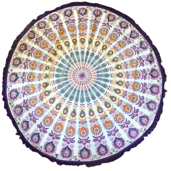 Gypsy 05 Paisley Boho Beach Roundie - Picture 12 of 14